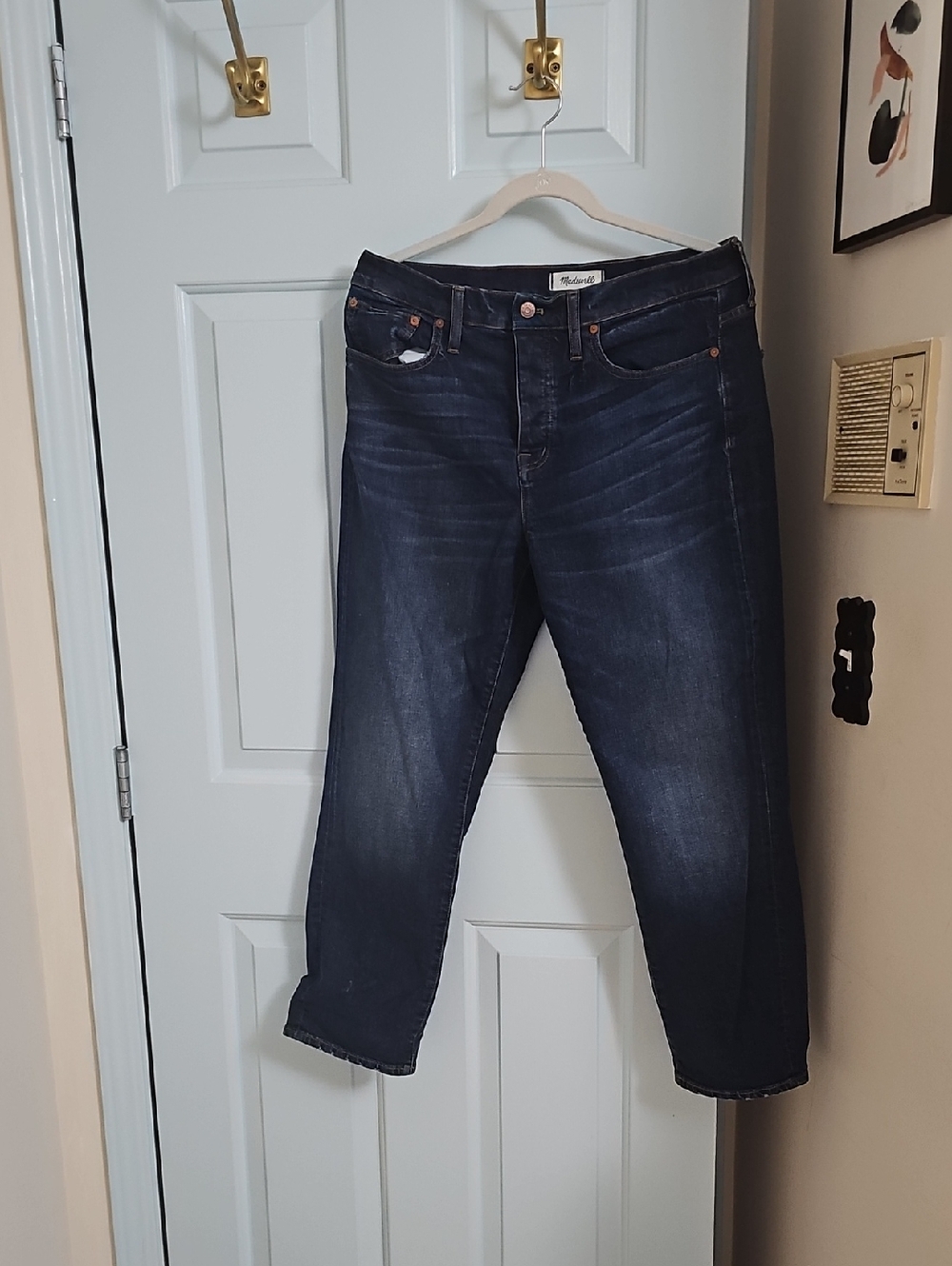 Madewell Women's Dark Indigo Boyfriend Jeans